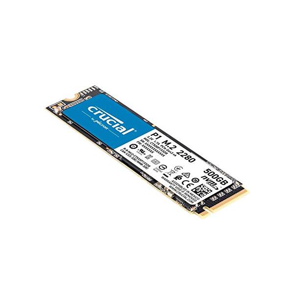 【ご購入後の当店からの連絡はご登録のメールアドレスに通知いたします。必ずご確認ください】【商品概要】Crucial P1シリーズ 500GBインターフェース: NVMe/PCIe Gen3 x4フォームファクタ: M.2 Type 2280...