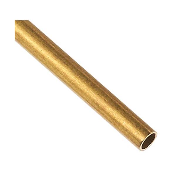 さかつう 真鍮パイプ 外径1.0mm 内径0.8mm 素材 ノンスケール 4633