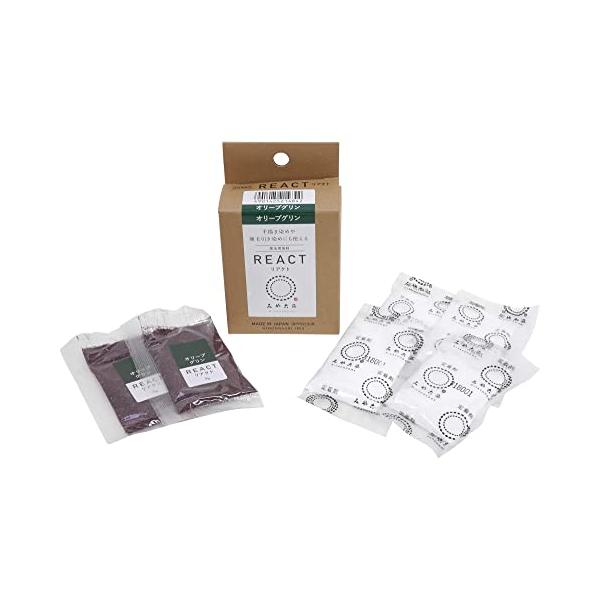 【ご購入後の当店からの連絡はご登録のメールアドレスに通知いたします。必ずご確認ください】【商品概要】仕様:みやこ染 技法用染料色・柄:オリーブグリン内容:粉末染料 5ｇ×2包、定着剤10ｇ×4包適する素材:綿・麻・レーヨン等の植物繊維染めら...