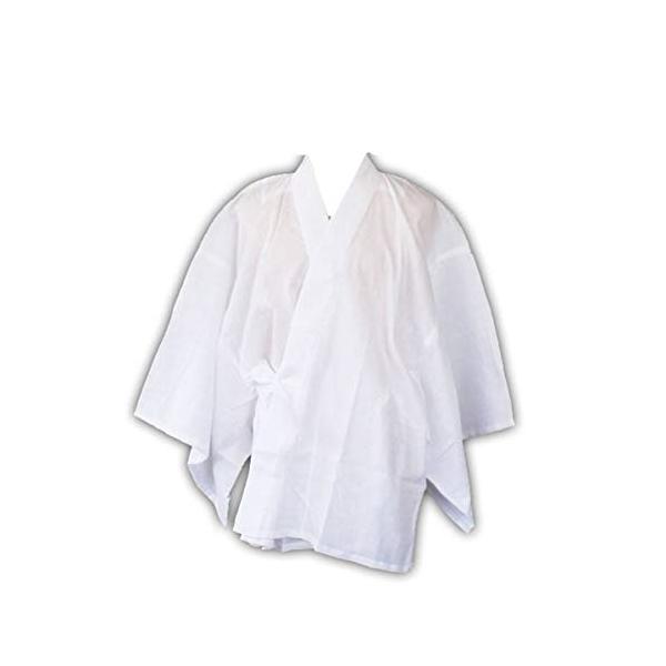 [hga156][日本製]夏用男性用高級クレープ半襦袢(絽)半衿付き（M,Lサイズ） (M)