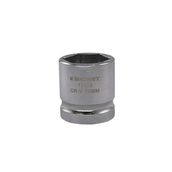 【ご購入後の当店からの連絡はご登録のメールアドレスに通知いたします。必ずご確認ください】【商品概要】●差込角(DR)：1/2●ソケット全長(mm)：28●材質：クロムバナジウム鋼●サイズ(mm)：19●重量(g)：60【商品説明】●ミラー仕...