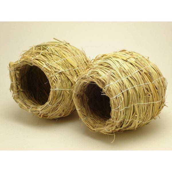 【ご購入後の当店からの連絡はご登録のメールアドレスに通知いたします。必ずご確認ください】【商品概要】愛媛県（松山市）のわらを使って地元で手作りで製造されたツボ巣です。横から見てサイズ幅約１２．５×高さ約１３ｃｍです。口の部分の内径は約７ｃｍ...