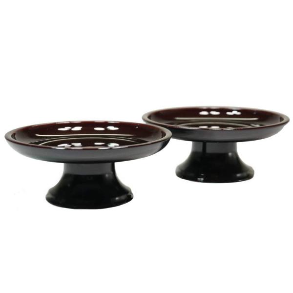 サンメニ― 供物台 タメ色 5.0寸 一対(2個) [仏具]