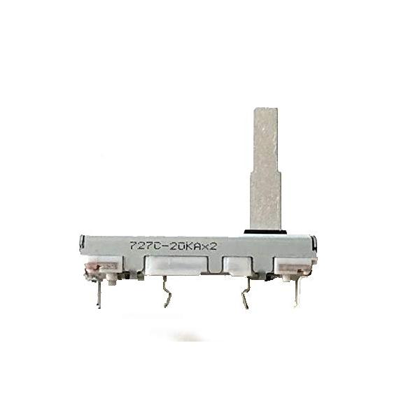 【ご購入後の当店からの連絡はご登録のメールアドレスに通知いたします。必ずご確認ください】【商品概要】ALPS可変抵抗器 20KAx2/ロングシャフト/約20mmピッチ【商品説明】説明商品の説明VESTAX純正パーツ。VESTAXのDJミキサ...