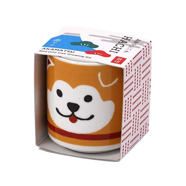 【ご購入後の当店からの連絡はご登録のメールアドレスに通知いたします。必ずご確認ください】【商品概要】商品サイズ:約4.3×4.3×4.8cmセット内容:おちょこ(陶器),土,種,説明書×各1忠犬「ハチ公」のおちょこで縁起のよい赤松を育てます...