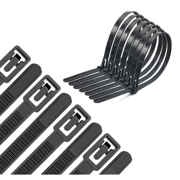 【ご購入後の当店からの連絡はご登録のメールアドレスに通知いたします。必ずご確認ください】【商品概要】純粋な新しいPA66ナイロン素材、ケーブルタイはナイロン新しい素材で作られています。 その高い引張強度と高い柔軟性により、材料は壊れにくく、...