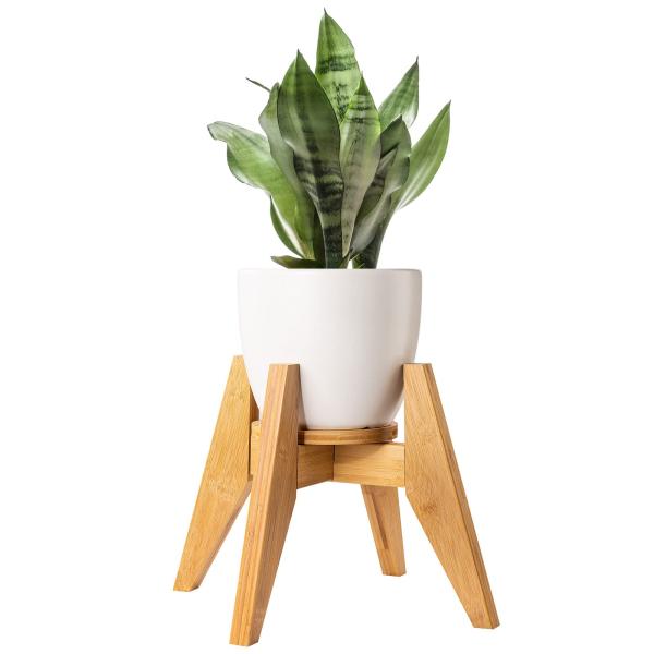 他サイト： フラワースタンド Yangbaga 鉢スタンド 竹製 家装飾 屋外 室内 ガーデニング 調節可能 最大荷重30KGの商品画像