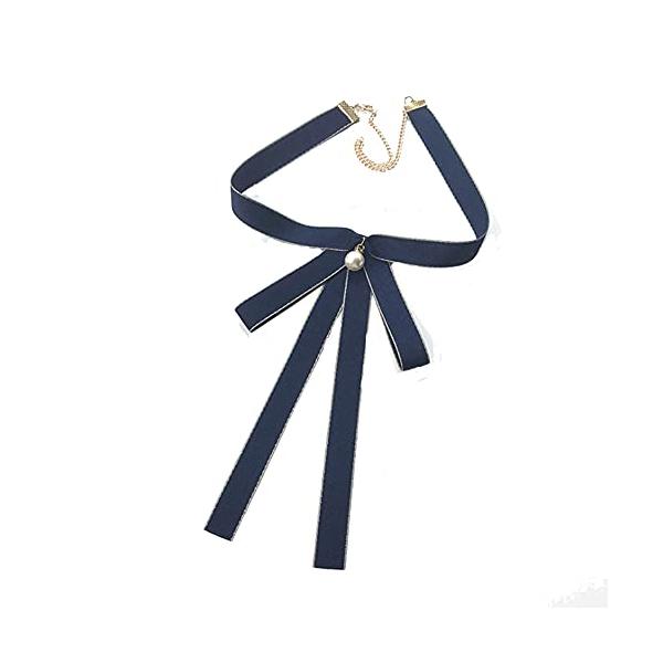 [BlouseHouse] 制服小物 レディース リボン 制服リボン リボンタイ スクールリボン 調整可能 蝶ネクタイ 蝶結び 学院風 シンプル 入学