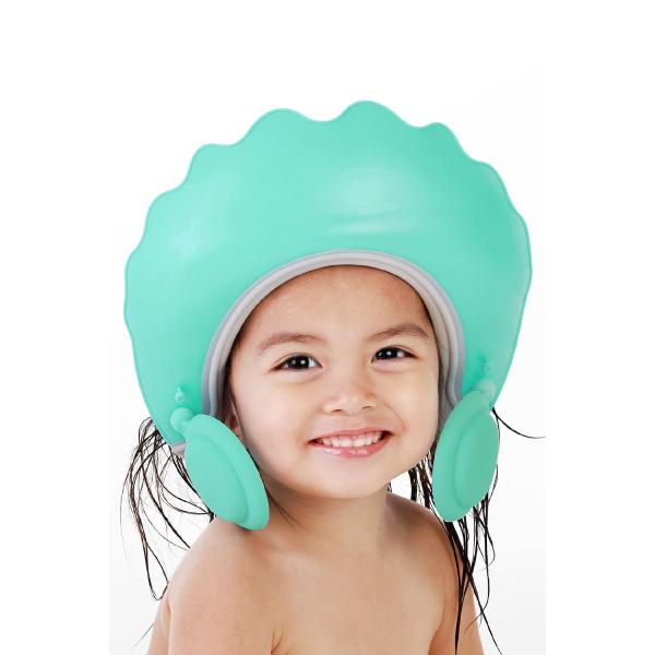 他サイト： PITHECUS 【500人のママさんが選んだ！】シャンプーハット バスグッズ お風呂 赤ちゃん ベビー 子ども 子供 キッズ （グリーン）の商品画像