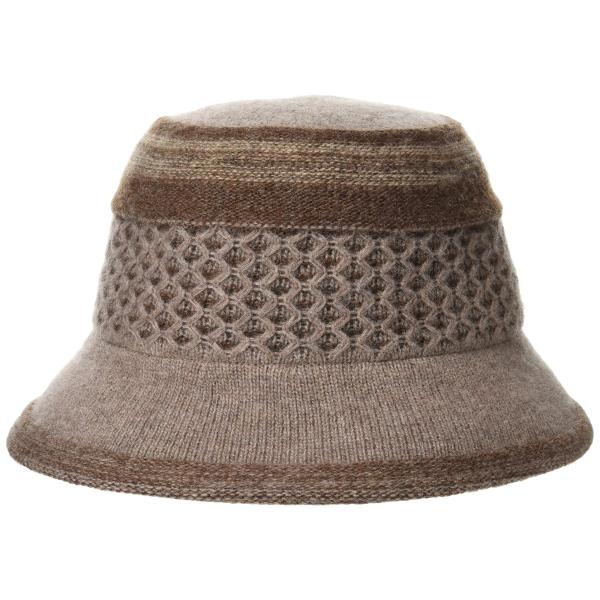 【ご購入後の当店からの連絡はご登録のメールアドレスに通知いたします。必ずご確認ください】【商品概要】SIZE:FREE つば:6.5cm 高さ:11cm 内周り:57cm【商品説明】3色の糸をボーダー状に編んだ縮絨ハット。縮絨特有のほっこり...