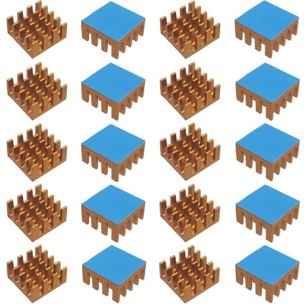 【ご購入後の当店からの連絡はご登録のメールアドレスに通知いたします。必ずご確認ください】【商品概要】?-----製品パラメーター：サイズ7 x 14 x 14 mm;色：ゴールデン。ヒートシンクのサイズがコンポーネントのサイズに合っているこ...