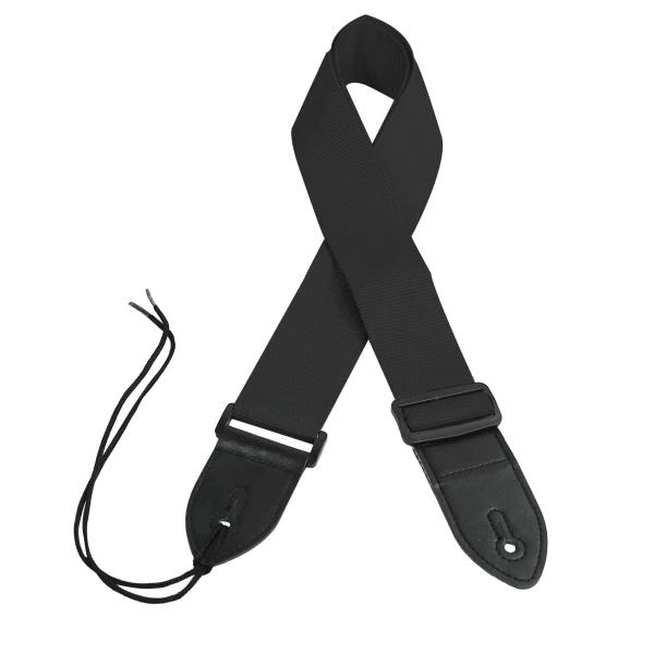 他サイト： [RocksoN] 高耐久 2枚合わせ ギター ベース ストラップ (黒) (1)の商品画像