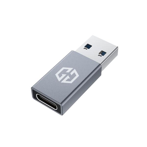 他サイト： GRAUGEAR USB-C to USB-A 変換アダプタ【10Gbps高速転送・USB3.2 Gen2】Type-Cメス to USB-Aオス アの商品画像
