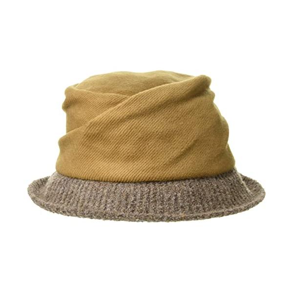 【ご購入後の当店からの連絡はご登録のメールアドレスに通知いたします。必ずご確認ください】【商品概要】SIZE:F つば:6cm 高さ:14cm 内周り:56cm ~58.5cm【商品説明】ソフトツイードのクラウンとブークレニットのブリムを掛...