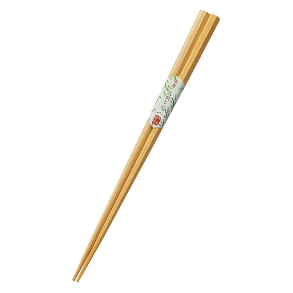 丸十(Marujyu) 先角 八角木箸 ヒバ 23cm 801038