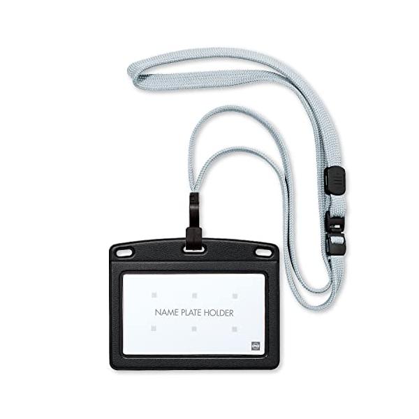 【ご購入後の当店からの連絡はご登録のメールアドレスに通知いたします。必ずご確認ください】【商品概要】ファッションに合わせやすいツートンカラーの名札名刺がそのまま使える名刺サイズ名刺のストックができるダブルポケット【ひもサイズ】長さ約90cm...