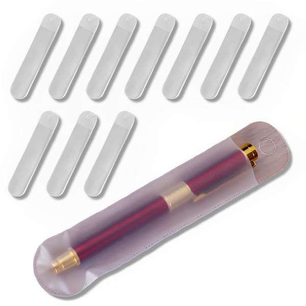 【ご購入後の当店からの連絡はご登録のメールアドレスに通知いたします。必ずご確認ください】【商品概要】☆お気に入りのペンを入れて、キズから守ります。☆ペンクリップが挟みやすく、かさ張らない。☆数量：10枚組☆素材：PP（ポリプロピレン）☆色：...