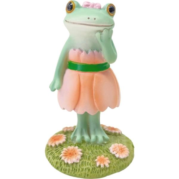 【ご購入後の当店からの連絡はご登録のメールアドレスに通知いたします。必ずご確認ください】【商品概要】サイズ：2.9x2.8x4.7cm素材：ポリレジン魅力的でキュートなカエルのCopeauとなかまたちまるで絵本から飛び出てきたような魅力的で...