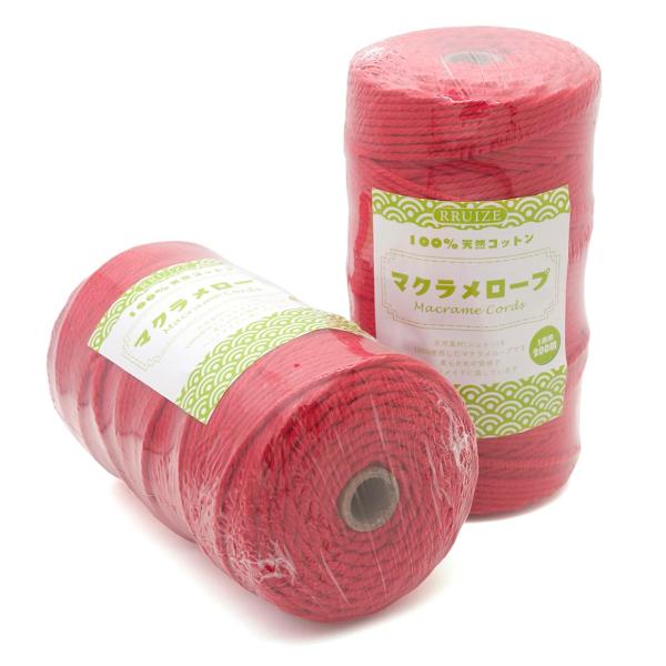 【ご購入後の当店からの連絡はご登録のメールアドレスに通知いたします。必ずご確認ください】【商品概要】【商品説明】説明マクラメロープ 3mmマクラメ 用 糸 マクラメ編み 糸 マクラメ 紐まくらめ糸 Rruizeマクラメ ロープ 紐 糸 ナチ...