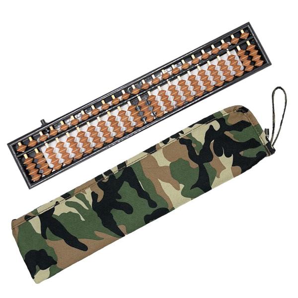 他サイト： （なないろ館）ワンタッチ そろばん 算盤 23桁 4珠 スタンダード ソロバン 小学生 算数 学習 暗算 (本体 + 専用ケース 迷彩柄)の商品画像