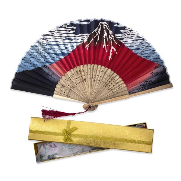 【ご購入後の当店からの連絡はご登録のメールアドレスに通知いたします。必ずご確認ください】【商品概要】【和風デザイン】日本有名な浮世絵師-葛飾北斎の代表作「神奈川沖浪裏」「凱風快晴」を扇子にプリントされ、プレゼントだけではなく、外国人向けの日...