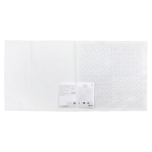 【ご購入後の当店からの連絡はご登録のメールアドレスに通知いたします。必ずご確認ください】【商品概要】出来上がりサイズ：約34cm×34cm内容：晒木綿、作り方説明書用意するもの：刺し子糸、縫い糸、縫い針、はさみ、アイロン、定規製作目安時間：...