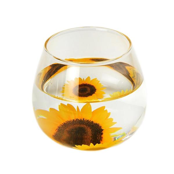 【ご購入後の当店からの連絡はご登録のメールアドレスに通知いたします。必ずご確認ください】【商品概要】色鮮やかな花を浮かべた花手水をモチーフにしたゆらりグラス。光の屈折により水面に浮かんでいるようにみえたり模様のように大きく見えたり、見る角度...