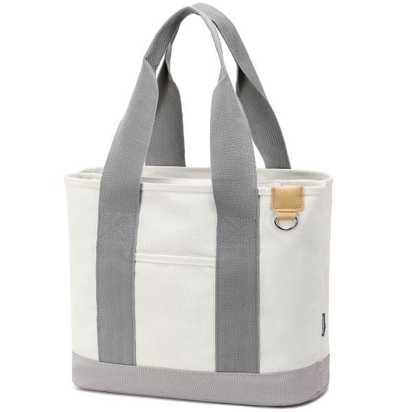 [MIPOHAM] トートバッグ レディース キャンバス 仕切り Lサイズ 大容量 キャンパストート 帆布 大きめ a4 トート マチ広 軽量 マザー