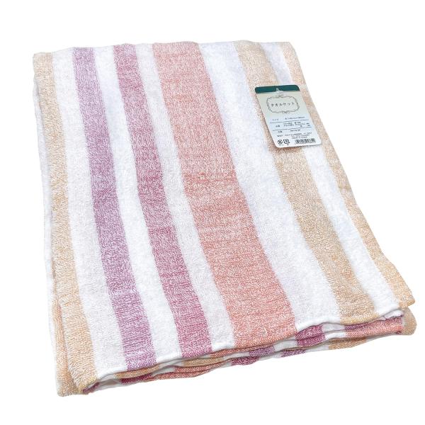 【ご購入後の当店からの連絡はご登録のメールアドレスに通知いたします。必ずご確認ください】【商品概要】【商品名】TC綿パイルタオルケット 【商品サイズ】約190cm×140cm 【商品重量】約560g 【カラー】ボーダーブルー ボーダーピンク...