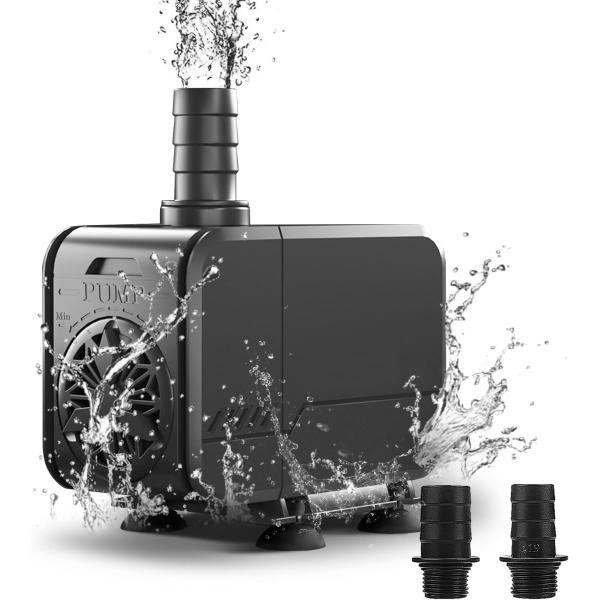 【ご購入後の当店からの連絡はご登録のメールアドレスに通知いたします。必ずご確認ください】【商品概要】【水中ポンプ仕様】最大流量:800L/H、最大揚程:1Mぐらい、入力電圧：AC100V-120V 50Hz/60Hz、ワット:8W、出水口外...