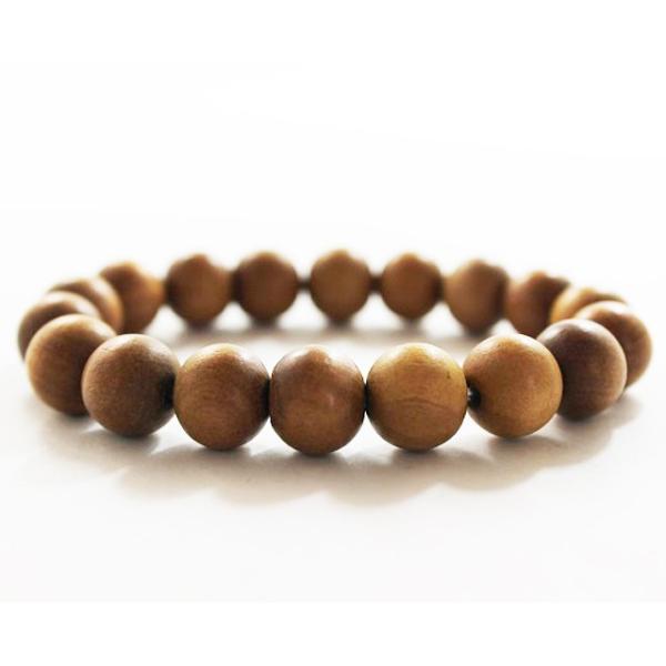 白檀ブレスレット12mm玉で香りと癒しを楽しむ