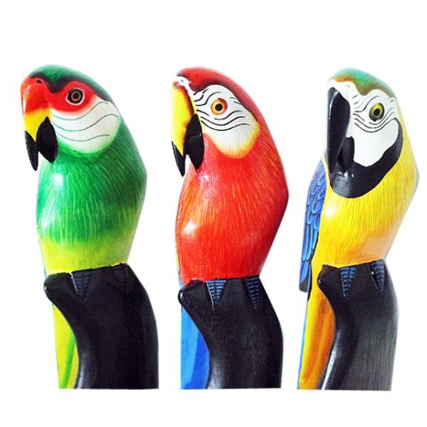 オウムスタンド 木彫りオウム 木彫りの鳥 綺麗な羽の鳥雑貨 南国の鳥オブジェ メール便非対応商品 Buyee 日本代购平台 产品购物网站大全 Buyee一站式代购 Bot Online