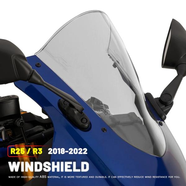 中古　海外製YZF R25/R3用　 R6風フロントカウルとワイズギアスクリーン 中古 海外製YZF R25/R3用 R6風フロントカウルとワイズギアスクリーン