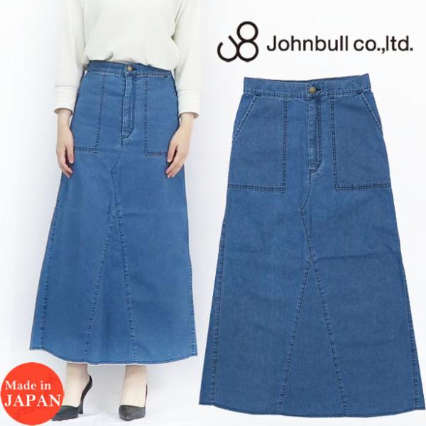 �W�����u�� JOHNBULL ���f�B�[�X �f�j�� �����C�N �X�J�[�g ���[�Y�h�E�H�b�V�� AK783