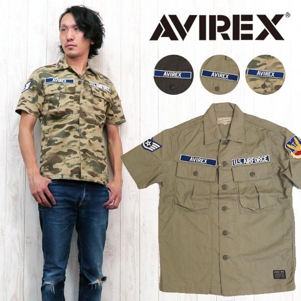 AVIREX（アヴィレックス） アビレックス ヘリンボーン ミリタリー 半袖 