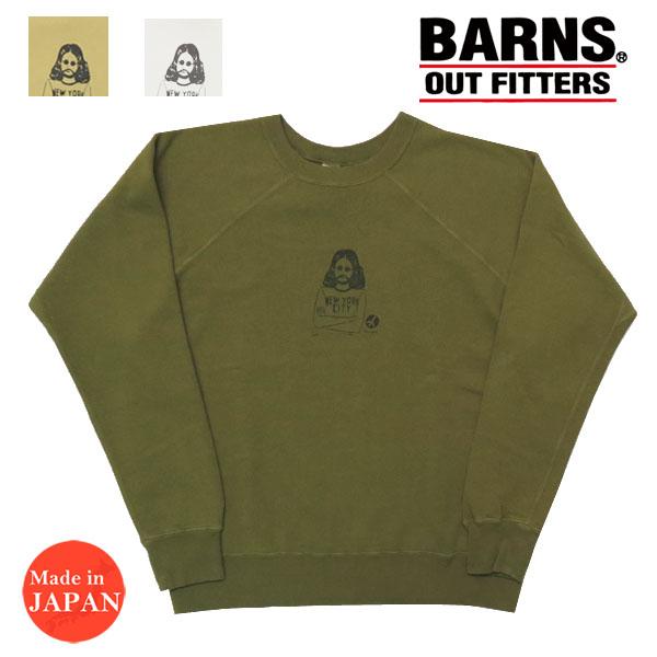 BARNS OUTFITTERS バーンズ 長袖 ライトミドル スウェット imagine 