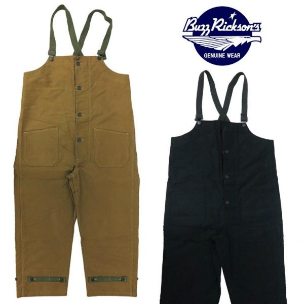 バズリクソンズ Buzz Rickson's デッキパンツ U.S.NAVY オーバーオール