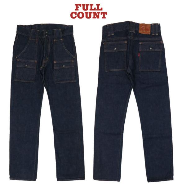 フルカウント ブッシュパンツ w36 糊付き1246大きいサイズ　赤耳 デニム FULLCOUNT（フルカウント） FULLCOUNT 1246 デニム ブッシュパンツ