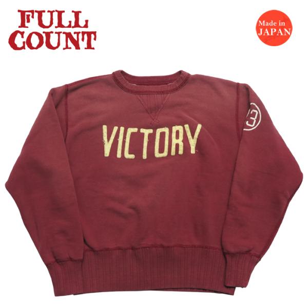 FULLCOUNT（フルカウント） 両V セットイン クルーネック スウェット