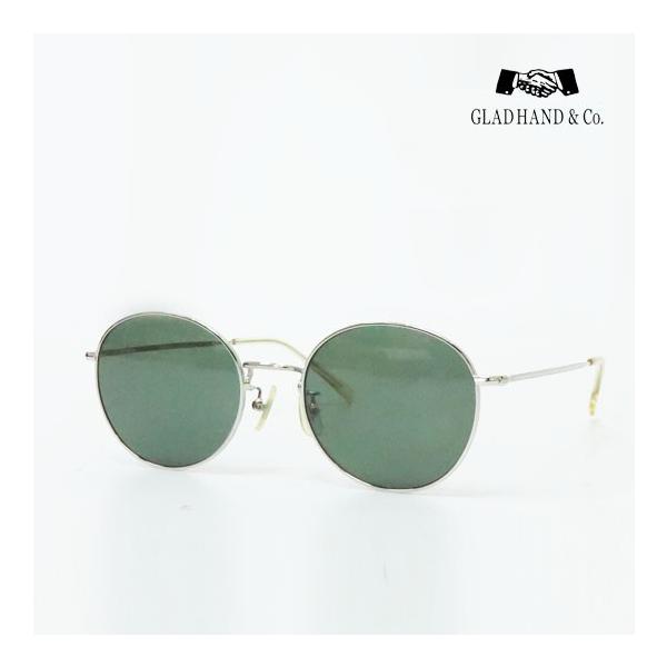 ★限定出品★ GLAD HAND & CO. 石井浩二 サングラス メガネ 銀 GLAD HAND JAMES 石井浩二 サングラス メタルフレーム ダーク