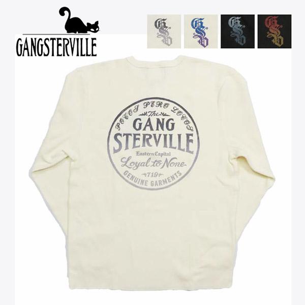 GANGSTERVILLE ギャングスタービル 長袖 Tシャツ CIRCLE SIG  L/S T-SHIRTS GSV5311 GLAD HAND グラッドハンド 【2025年秋冬新作】 GANGSTERVILLE（ギャングスタービル） 長袖 Tシャツ CIRCLE SIG L/S T
