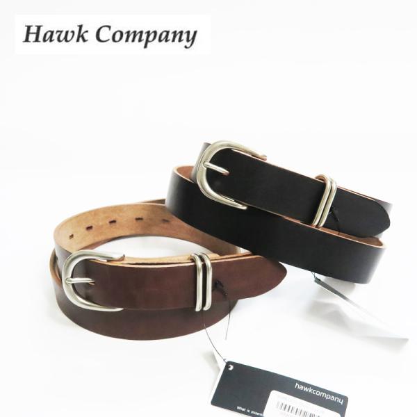 Hawk Company（ホークカンパニー） レザー ベルト 牛革 メンズ
