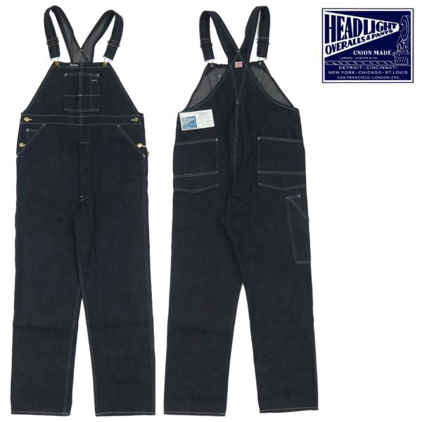 ◾️未使用◾️HEADLIGHT◾️実名復刻◾️ローバック◾️オーバーオール◾️新品◾️ HEAD LIGHT ヘッドライト 実名復刻 11oz.ブルーデニム|ローバック