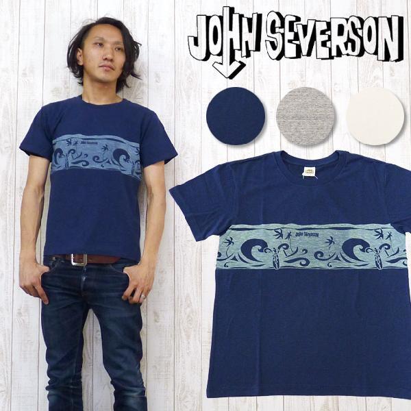 JOHN SEVERSON（ジョンセバーソン） 半袖 Tシャツ プリント SURF