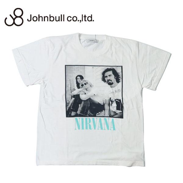 JOHNBULL　NIRVANA Tシャツ Sサイズ　ホワイト アーティストTシャツ（NIRVANA ／ SMILEY） | ジョンブル公式通販