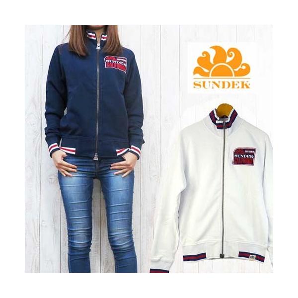 SUNDEK サンデッキ かすれプリントトラックジャケット ジャージ レディース m929jhf1300-l SUNDEK サンデッキ かすれプリントトラックジャケット ジャージ