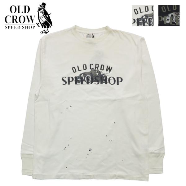 OLD CROW(GLAD HAND) CROW オールドクロウ 長袖 クルーネック Tシャツ