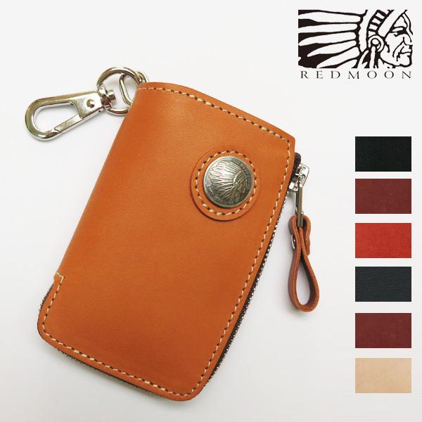 REDMOON（レッドムーン） REDMOON Lジップ レザー キーケース 6連 RM