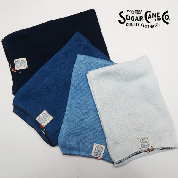 シュガーケーン SUGAR CANE 阿波本藍染め コットンスカーフ SUGAR CANE シュガーケーン 阿波本藍染め コットンスカーフ : EARTH