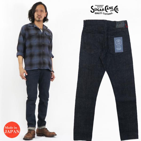 SUGAR CANE シュガーケーン 13oz 砂糖黍デニム 阿波藍混 スリムテーパード ジーンズ SC41201A earthmarket1_sc41201a